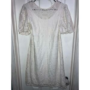Size 16 White Lace Dress NWT